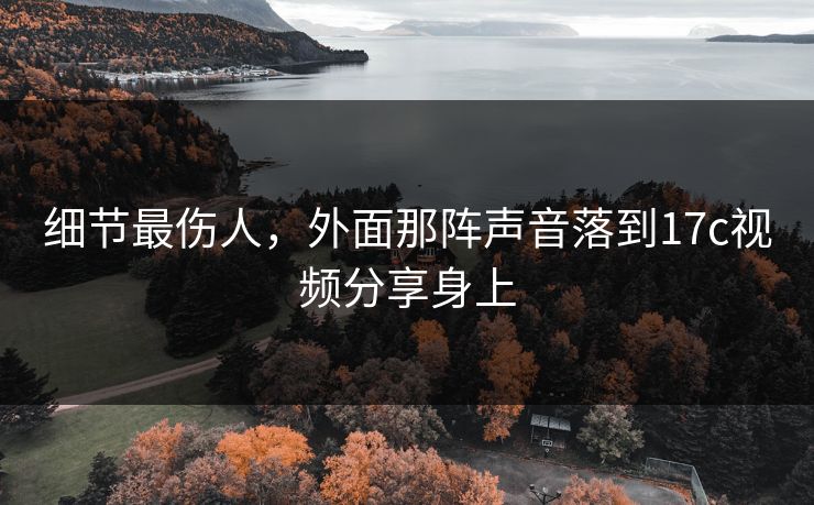 细节最伤人，外面那阵声音落到<strong>17C</strong>视频分享身上